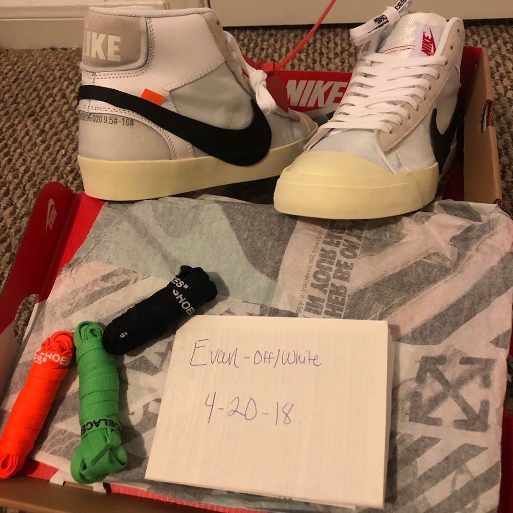 Nike off white blazer